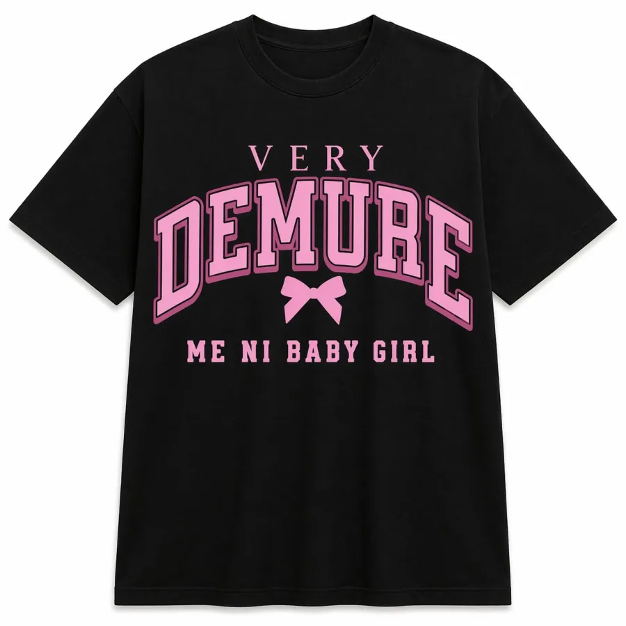 Very Demure Black T-Shirt