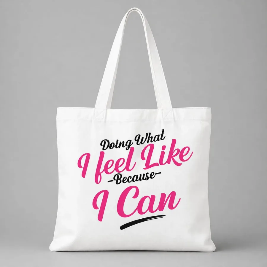 Feel Like I Can White Tote Bag